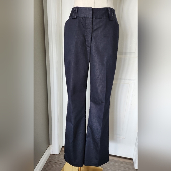 Dalia Collection Dark Navy Pants - Sz 6 - Picture 1 of 10
